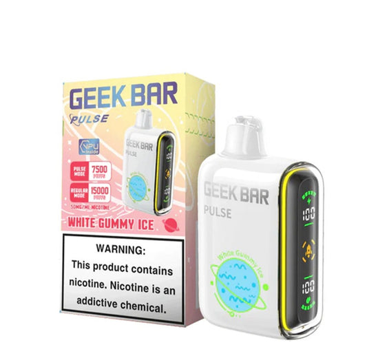 GEEK BAR PULSE - WHITE GUMMY ICE